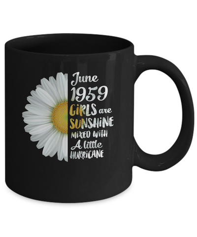 June Girls 1959 63th Birthday Gifts Mug Coffee Mug | Teecentury.com