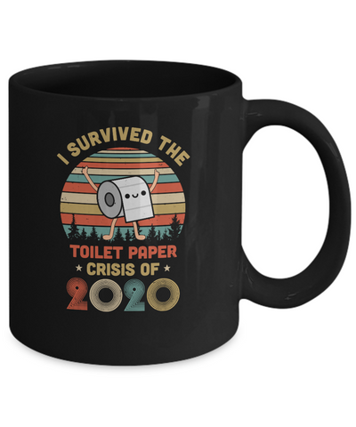 I Survived The Toilet Paper Crisis Of 2020 Vintage Mug Coffee Mug | Teecentury.com