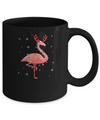 Santa Hat Flamingo Reindeer Christmas Gifts Mug Coffee Mug | Teecentury.com