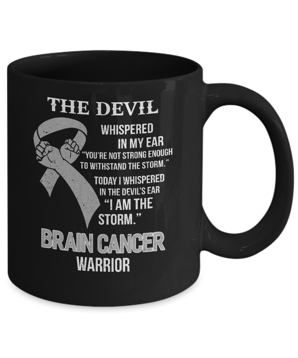 I Am The Storm Support Brain Cancer Warrior Gift Mug Coffee Mug | Teecentury.com