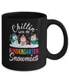 Chillin' With Kindergarten Snowmies Christmas Teacher Gifts Mug Coffee Mug | Teecentury.com