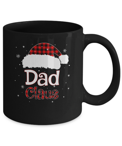 Santa Dad Claus Red Plaid Family Pajamas Christmas Gift Mug Coffee Mug | Teecentury.com