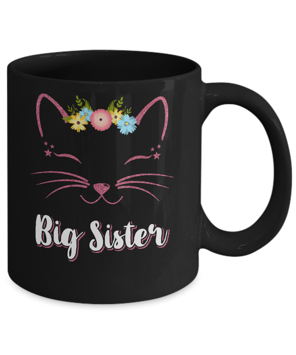 Kitty Cat Big Sister I'm Going To Be A Big Sister Mug Coffee Mug | Teecentury.com