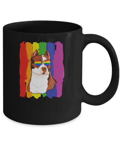 Funny Pit bull LGBT LGBT Pride Gifts Mug Coffee Mug | Teecentury.com