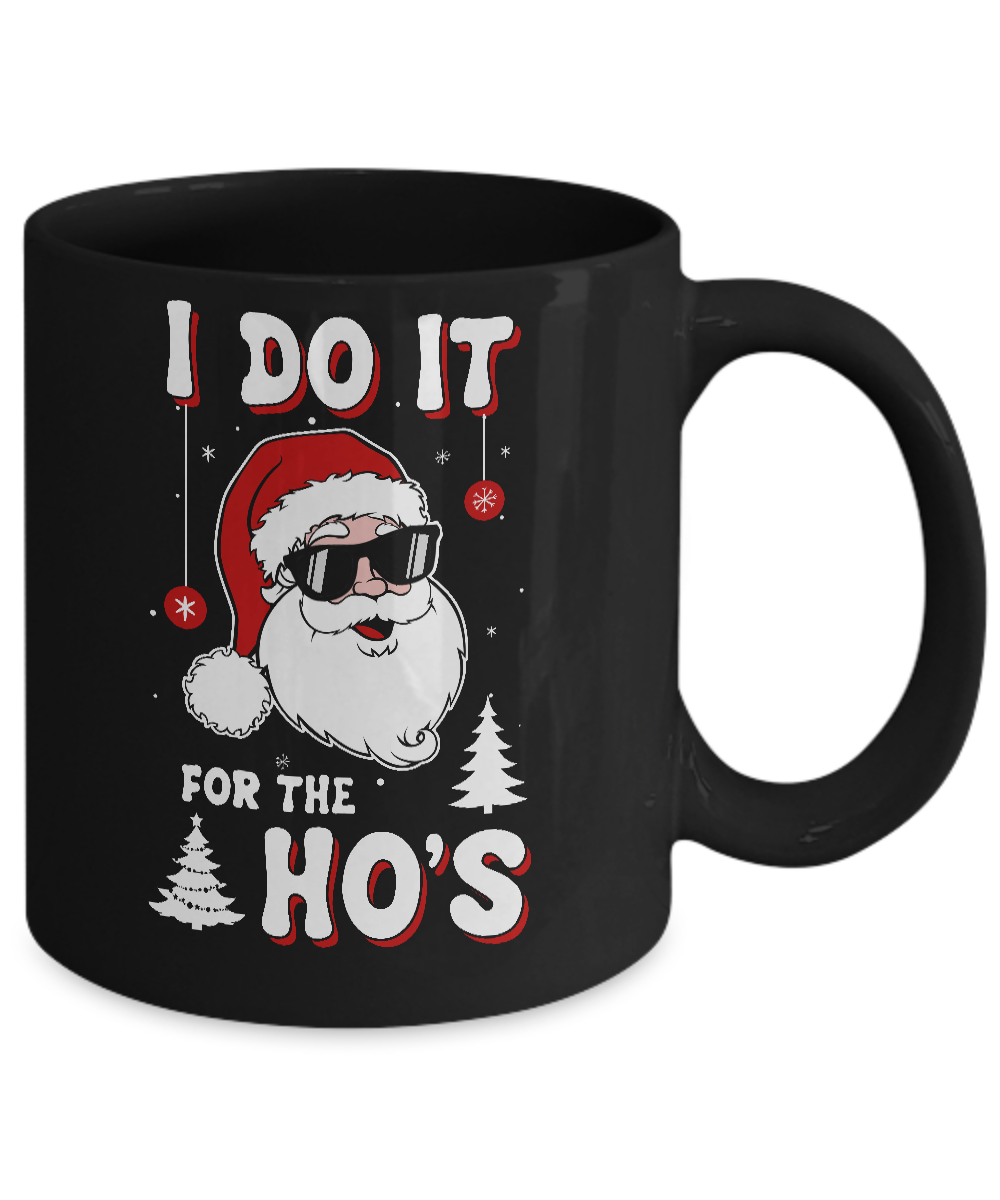 Naughty Christmas + Santa's Favorite Ho Personalized Wine Tumblers