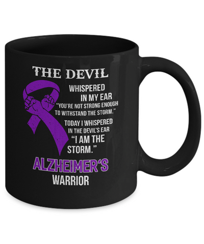 I Am The Storm Support Alzheimer's Awareness Warrior Gift Mug Coffee Mug | Teecentury.com