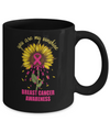 You Are My Sunshine Breast Cancer Awareness Mug Coffee Mug | Teecentury.com