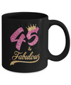 45 And Fabulous 1977 45th Birthday Gift Mug Coffee Mug | Teecentury.com