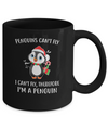 Funny Penguin I Can't Fly Christmas Gift Mug Coffee Mug | Teecentury.com