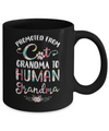 Floral Promoted From Dog Grandma To Human Grandma Gift Mug Coffee Mug | Teecentury.com