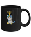 Funny Jewish Unicorn Menorah Kids Girl Hanukkah Mug Coffee Mug | Teecentury.com