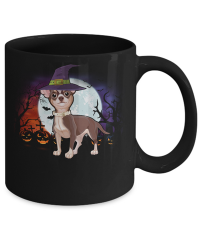 Cute Halloween Chihuahua Puppy Pumpkins Mug Coffee Mug | Teecentury.com