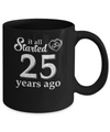 25Th Wedding Anniversary Married Couples 1997 Husband Wife Mug Coffee Mug | Teecentury.com