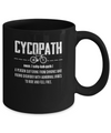 Cycopath Funny Bicycle Cyclist Mug Coffee Mug | Teecentury.com