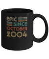 Epic Since October 2004 Vintage 18th Birthday Gifts Mug Coffee Mug | Teecentury.com