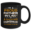 Proud Father-In-Law Of A Smartass Daughter-In-Law Mug Coffee Mug | Teecentury.com