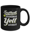 Softball Grandmas Yell Loudest Mug Coffee Mug | Teecentury.com
