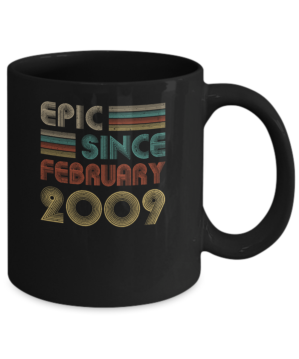 Epic Since February 2009 Vintage 13th Birthday Gifts Mug Coffee Mug | Teecentury.com