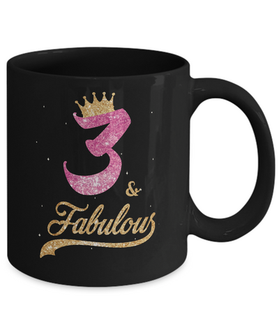 3Th And Fabulous Three Birthday Mug Coffee Mug | Teecentury.com