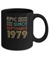 Epic Since September 1979 43th Birthday Gift 43 Yrs Old Mug Coffee Mug | Teecentury.com