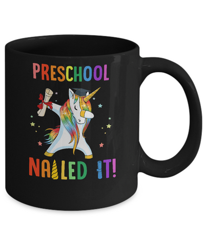 Dabbing Preschool Unicorn Nailed It Graduation Class Of 2022 Mug Coffee Mug | Teecentury.com