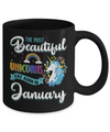 The Most Beautiful Unicorns Are Born In January Birthday Mug Coffee Mug | Teecentury.com