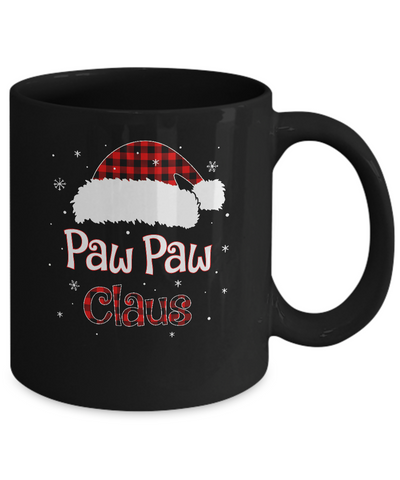 Santa Paw Paw Claus Red Plaid Family Pajamas Christmas Gift Mug Coffee Mug | Teecentury.com