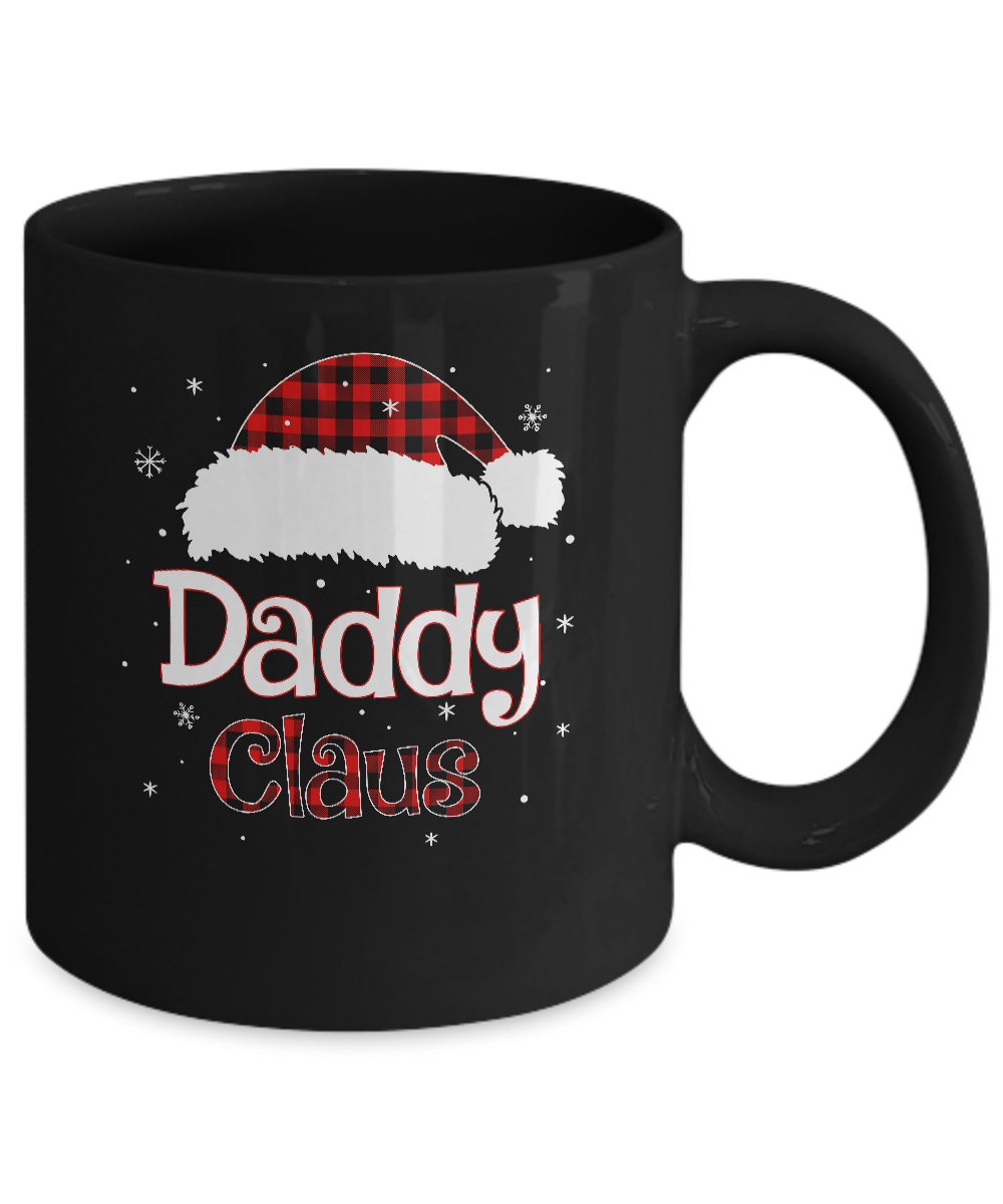 Santa Daddy Claus Red Plaid Family Pajamas Christmas Gift Mug Coffee Mug | Teecentury.com