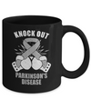 Boxing knock out Parkinson's Disease Awareness Support Mug Coffee Mug | Teecentury.com