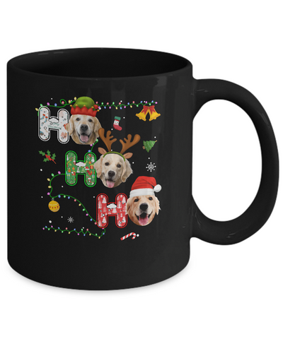 Christmas Ho Ho Ho Golden Retriever Lover Funny Xmas Gift Mug Coffee Mug | Teecentury.com