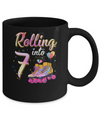 7 Years Old Birthday Girls Roller Skates 80's 7th Birthday Mug Coffee Mug | Teecentury.com