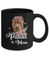 Pit bull Mom Funny Dog Mom Gift Idea Mug Coffee Mug | Teecentury.com