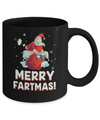 Funny Merry Fartmas Santa Claus Farting Christmas Mug Coffee Mug | Teecentury.com