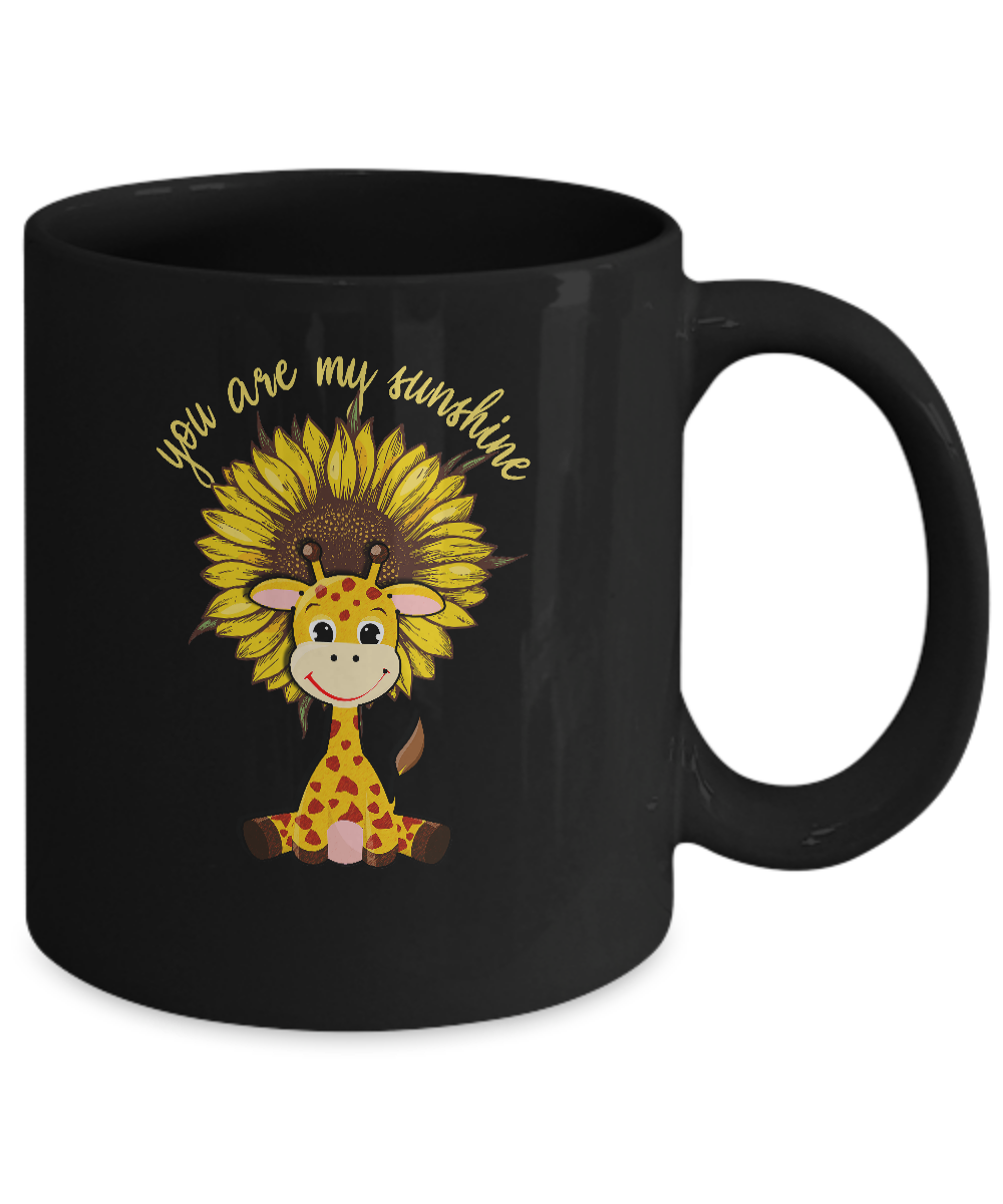 You Are My Little Sunshine Sunflower Giraffe Mug Coffee Mug | Teecentury.com