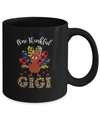 One Thankful Gigi Leopard Turkey Thanksgiving Gift Mug Coffee Mug | Teecentury.com
