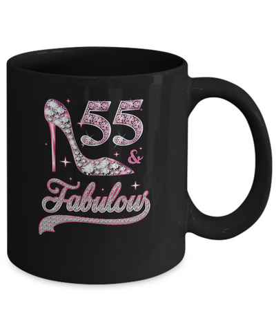 55 And Fabulous 55 Years Old 1967 55th Birthday Gift Mug Coffee Mug | Teecentury.com