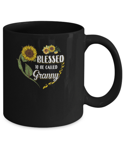 Blessed To Be Called Granny Sunflower Mothers Day Gift Mug Coffee Mug | Teecentury.com