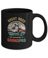Vintage Great Dads Get Promoted To Grandpas Funny Dad Mug Coffee Mug | Teecentury.com