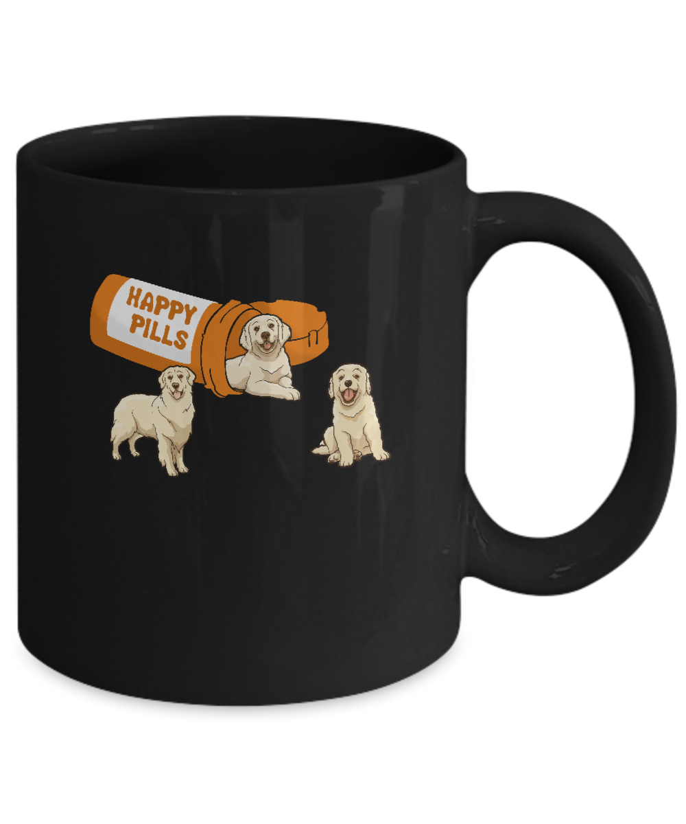 Retrievers Labrador Golden Happy Pills Mug Coffee Mug | Teecentury.com