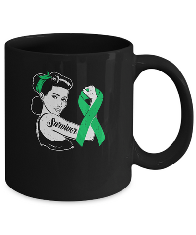 We Can Cure It Liver Cancer Green Awareness Survivor Mug Coffee Mug | Teecentury.com