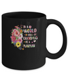 In A World Full Of Grandmas Be A MawMaw Gifts Floral Flower Mug Coffee Mug | Teecentury.com
