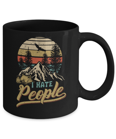 Camping I Hate People Camper Lovers Mug Coffee Mug | Teecentury.com