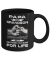 Papa And Grandson Best Partners In Crime For Life Mug Coffee Mug | Teecentury.com