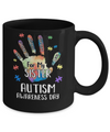 Support Autism Awareness For My Sister Puzzle Gift Mug Coffee Mug | Teecentury.com