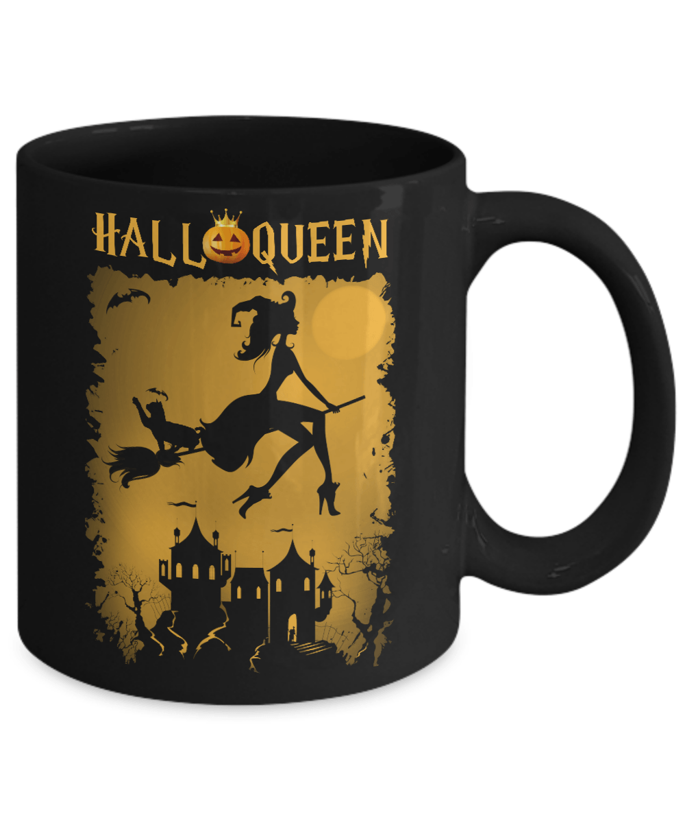 Funny Halloween Pumpkin Queen Mug Coffee Mug | Teecentury.com