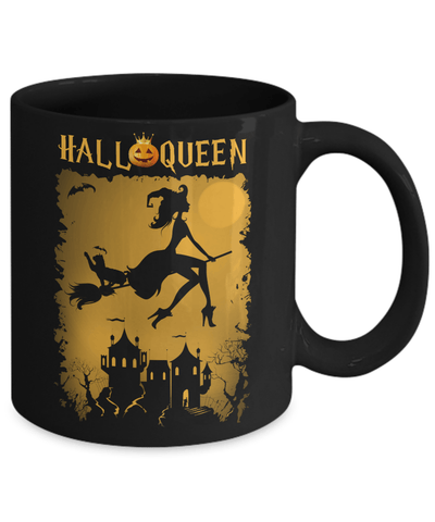 Funny Halloween Pumpkin Queen Mug Coffee Mug | Teecentury.com