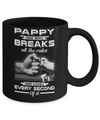 Pappy One Who Breaks All The Rules And Loves Every Second Of It Mug Coffee Mug | Teecentury.com