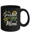 My Greatest Blessings Call Me Mimi Sunflower Gifts Mug Coffee Mug | Teecentury.com