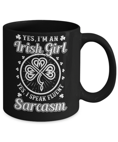 Funny I'm An Irish Girl St Patrick's Day Mug Coffee Mug | Teecentury.com