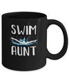 Swim Aunt Funny Swimming Birthday Gift Mug Coffee Mug | Teecentury.com